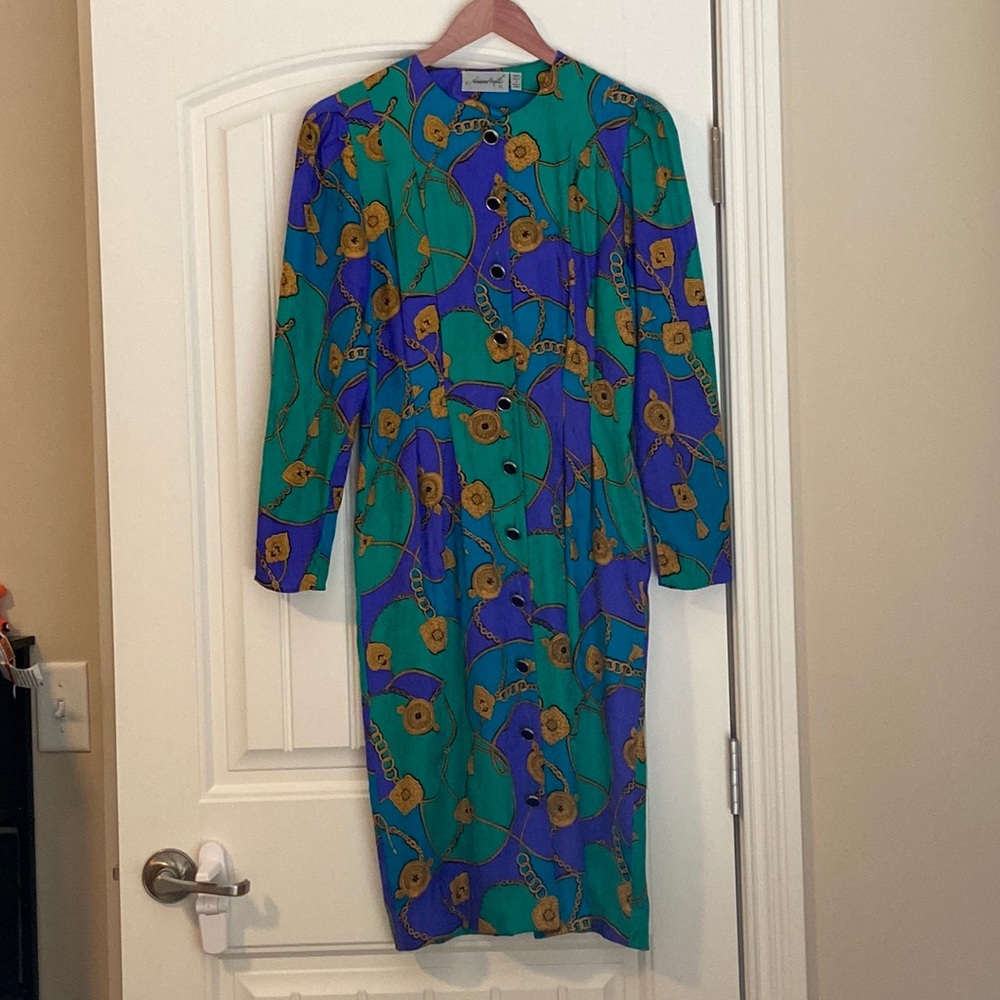 Adrianna Papell Silk Dress